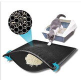 XXL Voordeelpak Kattenbak Onderlegger - 25 Zwarte Matten 60x45cm - Kattenbakvulling Opvangsysteem