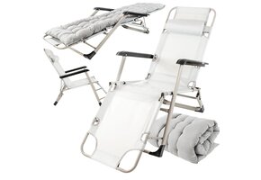 Multifunctioneel Camping & Tuinligbed - Inklapbaar - Inclusief Comfortmatras