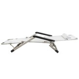 Premium Weerbestendig Tuinligbed - Duurzame Relaxstoel met Matras - 120kg