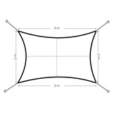 Modern Terras Schaduwdoek - UV-werend - 2x3m Waterdicht Design