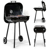 ModernHome Gezinsbarbecue XL - 43x40 cm Grilloppervlak - Met Opbergrek