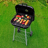 ModernHome Starter Barbecue Set - Compleet met Wielen en Opbergruimte