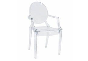 Design Eetkamerstoel Transparant - Luxe Lodewijk XV Inspired - Polycarbonaat