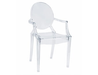 Design Eetkamerstoel Transparant - Luxe Lodewijk XV Inspired - Polycarbonaat