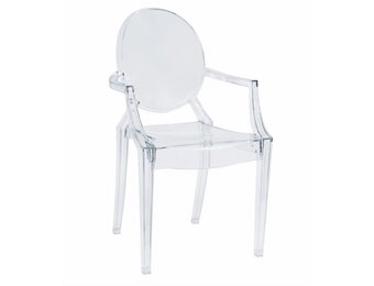 Moderne Doorzichtige Stoel - Ruimtebesparend Design - Perfect voor Appartement