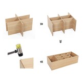 Design Halmeubel 2-in-1: Schoenenkast met Gestoffeerde Zitbank