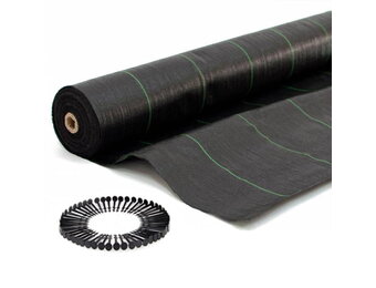 Anti-Onkruid Tuindoek Premium - Waterdoorlatend Zwart Gronddoek voor Onderhoudsvriendelijke Tuin