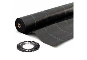 Duurzaam Tuinbouwvlies - Premium Kwaliteit Worteldoek - UV-Bestendig Zwart
