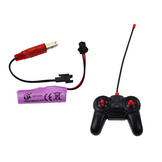 Grote Bestuurbare Auto met Afstandsbediening - Zilver - Met Licht en Geluid Effects