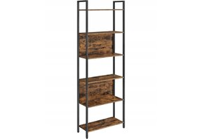 Stevige Boekenkast 23 kg/plank - Industrieel Design - Extra Sterk