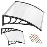 Professionele Entree Overkapping - Polycarbonaat Luifel - 150x75 cm