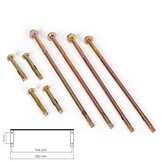 Multifunctionele Luifel - Deur/Balkon/Terras - 150 cm Transparant