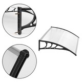 Multifunctionele Luifel - Deur/Balkon/Terras - 150 cm Transparant