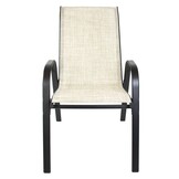 Comfortabele Tuinstoel met Armleuningen - Beige - Ergonomisch