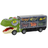 XL Dinosaurus Transportwagen met 6 Speelfiguren - Inclusief Geluidseffecten