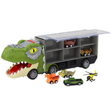 XL Dinosaurus Transportwagen met 6 Speelfiguren - Inclusief Geluidseffecten