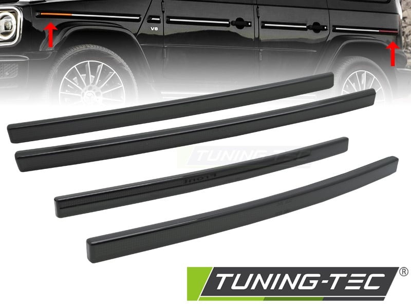 Premium Zwarte Reflectorstrips geschikt voor Mercedes-AMG G-Klasse W464 - Complete Set