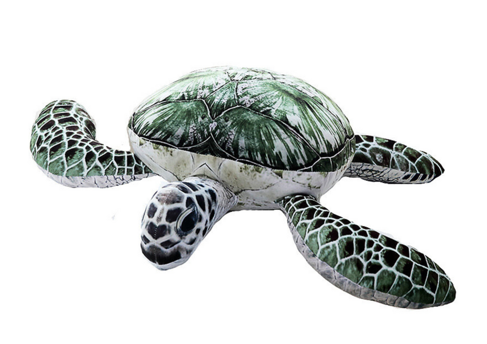 XXL Zeeschildpad Knuffel - Grote Zachte Knuffel 55cm - Veilig Kinderspeelgoed