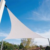 Waterdichte Zonbescherming 4x4x4m - Beige Schaduwdoek voor Tuin en Terras