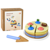 Educatieve Houten Speeltaart Set - 8-delig - Ontwikkeling door Spel