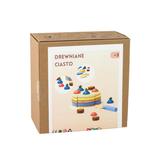 Duurzame Houten Kindertaart - Compleet met Dienblad - Natuurlijk Speelplezier