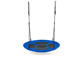 Grote Familie Nestschommel Blauw - Tot 150kg - Samen Schommelen Ø100cm