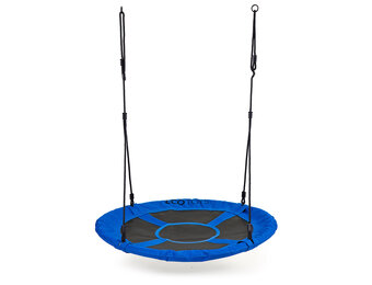 Grote Familie Nestschommel Blauw - Tot 150kg - Samen Schommelen Ø100cm