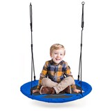 Veilige Kinder Nestschommel - Weerbestendig Blauw - 3+ jaar - Ø100cm