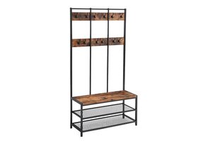 Professioneel Halmeubel met Schoenenplanken - 186 cm - 24 Haken