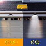 Zuinige Solar LED Buitenverlichting - 30.000 Branduren - IP44 - 2x 400lm - Met Sensor