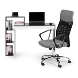 Thuiskantoor Bureau met Opbergkast - Modern Design - 90cm Werkblad