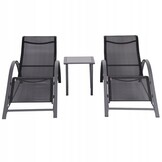 Weerbestendige Tuinstoelen Set - Onderhoudsvrij Aluminium - Inclusief Tafel