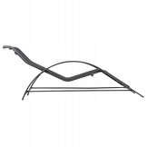 Ergonomische Tuinstoelen Set - Extra Comfort - Met Bijzettafel - Zwart