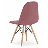 Design Velvet Eetkamerstoel - Statement Piece in Donkerroze