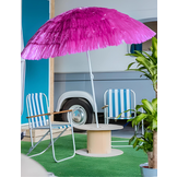 Tropische Parasol Hawaii-Style - UV-werend - 180 cm - Roze Zomersfeer