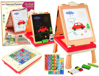 Multifunctioneel Kinder Speeltafeltje - Krijtbord - Compact Design 50cm