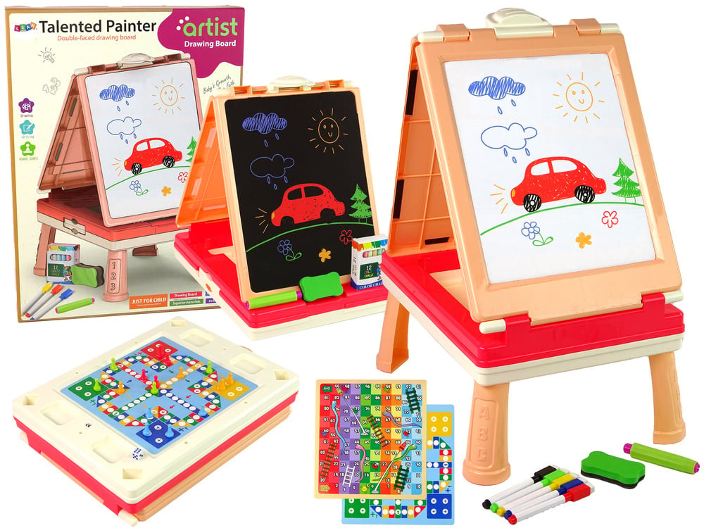 Multifunctioneel Kinder Speeltafeltje - Krijtbord - Compact Design 50cm