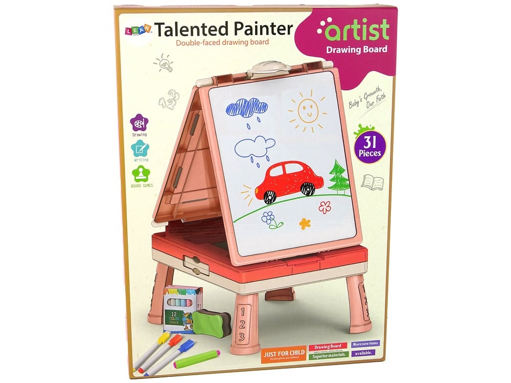 Multifunctioneel Kinder Speeltafeltje - Krijtbord - Compact Design 50cm