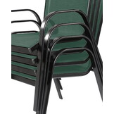 Design Tuinstoelen Set - Tijdloos Groen - Ergonomisch Ontwerp - 2 Stuks