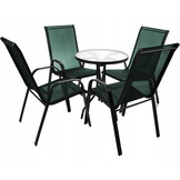 Duurzame Tuinstoelen Duo - Groen - Onderhoudsvriendelijk - Zelfmontage