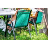 Duurzame Tuinstoelen Duo - Groen - Onderhoudsvriendelijk - Zelfmontage