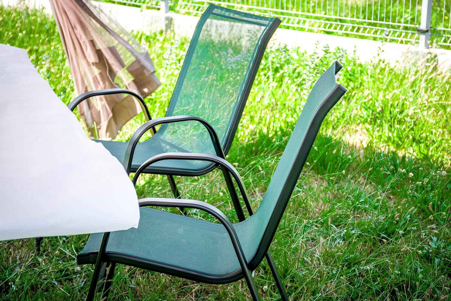 Duurzame Tuinstoelen Duo - Groen - Onderhoudsvriendelijk - Zelfmontage