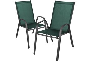 Compacte Balkon & Terrasstoelen - Set van 2 - Groen - 90cm hoog