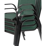 Compacte Balkon & Terrasstoelen - Set van 2 - Groen - 90cm hoog