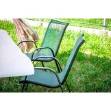 Compacte Balkon & Terrasstoelen - Set van 2 - Groen - 90cm hoog