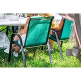 Voordelige Tuinstoelen 2-pack - Groen - Inclusief Montagehandleiding