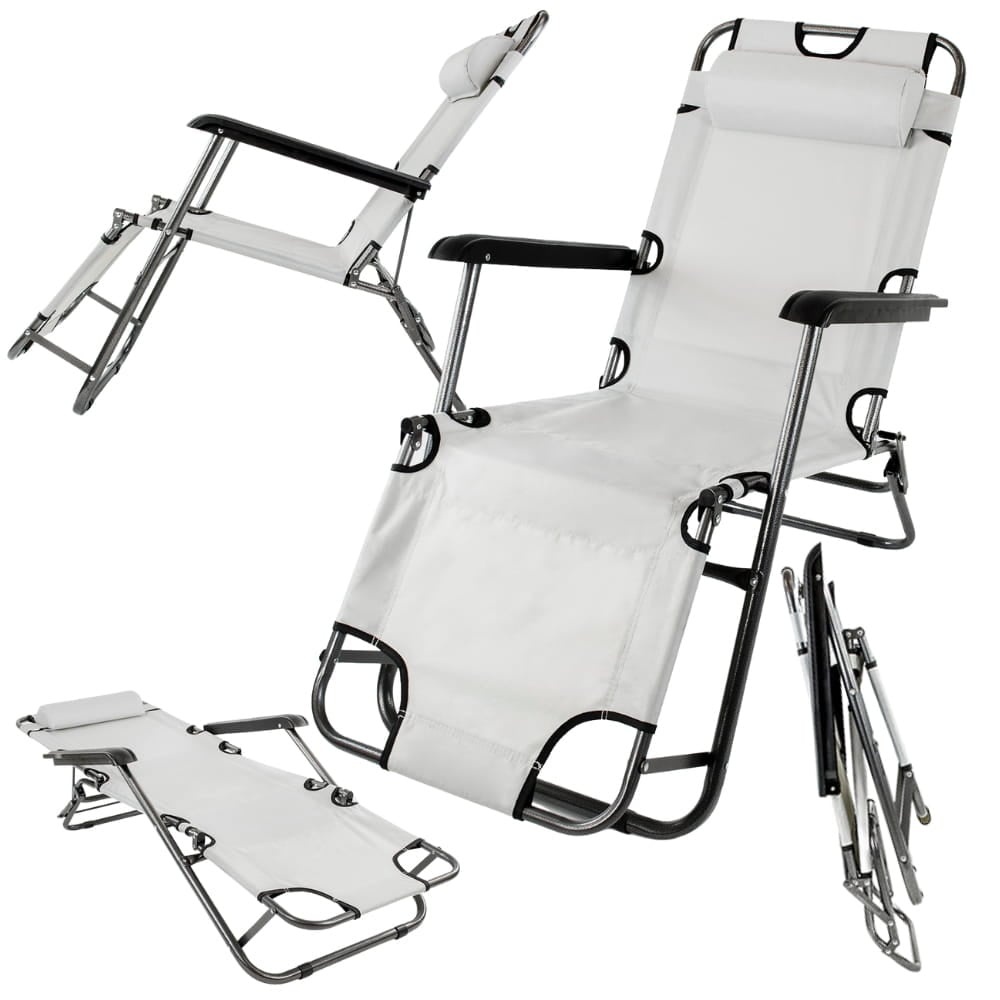 Multifunctionele Strandstoel - Stoel en Ligbed - Compact Opvouwbaar