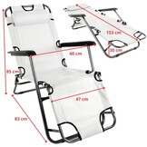 Multifunctionele Strandstoel - Stoel en Ligbed - Compact Opvouwbaar