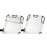 Comfort Ligstoel Deluxe - Verstelbaar - Antislip - Grijs