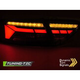 Sportieve LED Achterlichten geschikt voor Audi A5 Coupé/Cabrio - Red Smoke Dynamisch Design